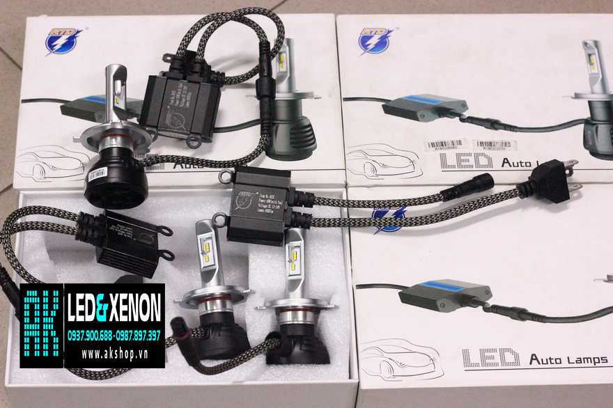 Đèn pha led, chong trom xe may, led audi