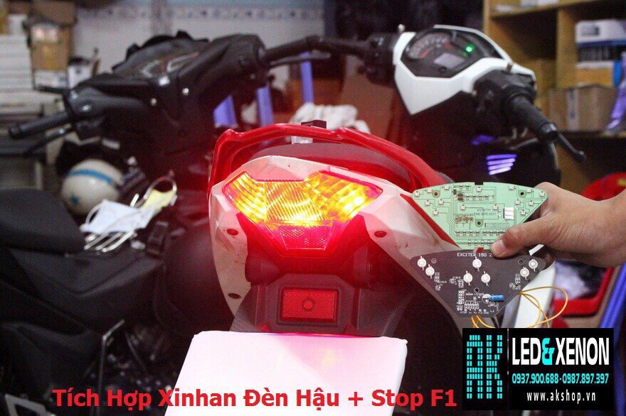 Đèn pha led, chong trom xe may, led audi